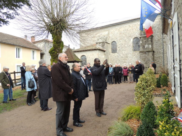 Inauguration de la Plaque Saint Saud Lacoussiere