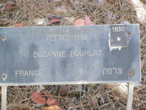 Plaque Suzanne Bourlat