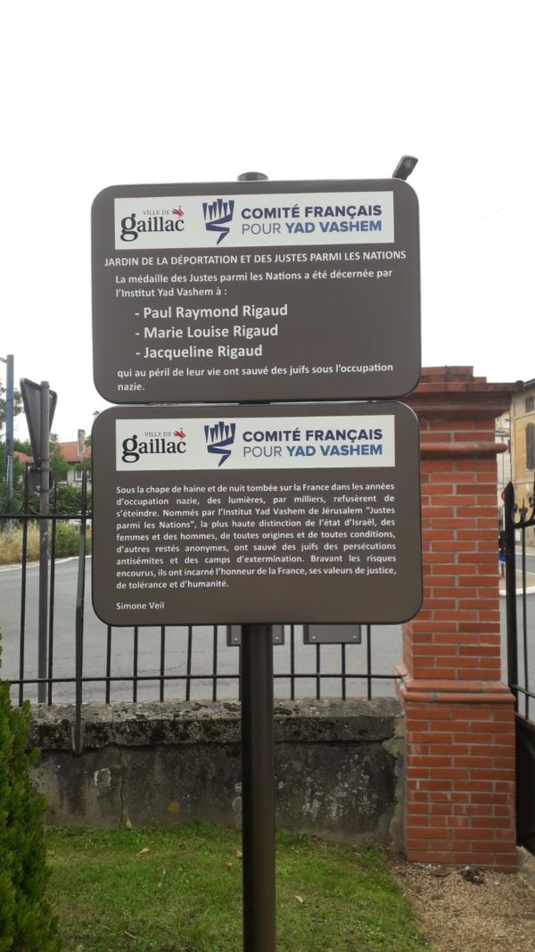 Plaque à Gaillas