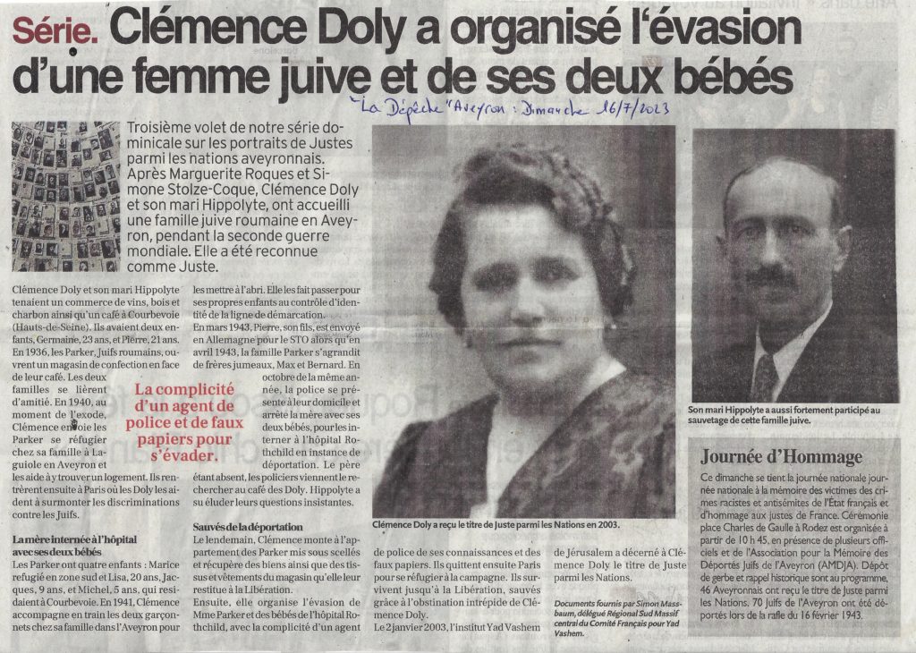 La dépêche 16 7 2023