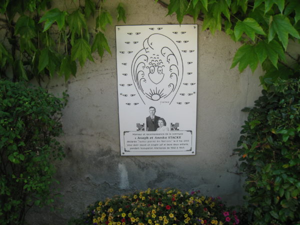 Plaque Salles d'Angles 5 juin 2014