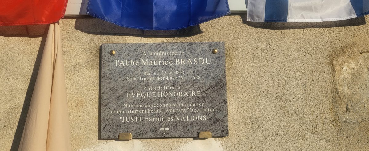 Plaque Abbé Brasdu