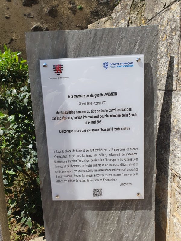 Stèle Marguerite Avignon