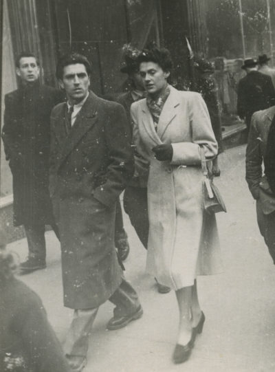 Jean-François et Violette en 1948