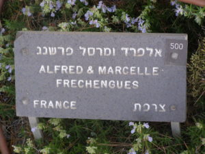 Plaque Emile Anne André Gilberte Frechengues