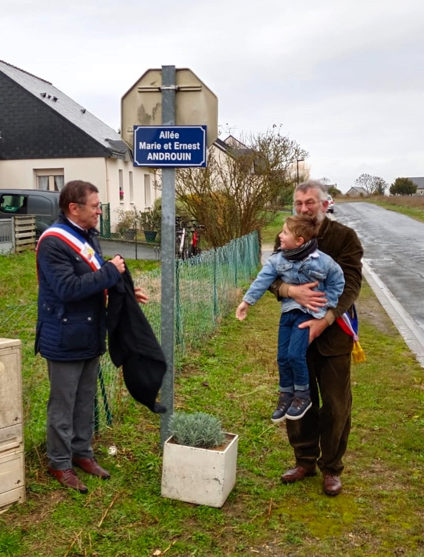 Dévoilement de l'Allée Androuin à Clefs