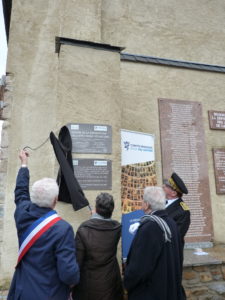 Dévoilement de la Plaque à Lacaune