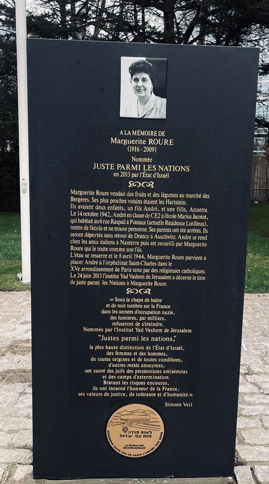 Stèle Marguerite Roure