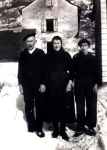 Jeanne Rogalle et ses parents Marie et Jean-Pierre