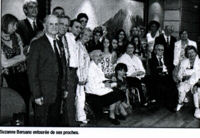 Suzanne Bersano et ses proches