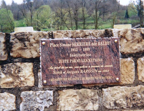 Plaque commémorative Florac