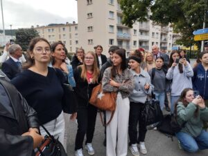 Lycéens inauguration Gap