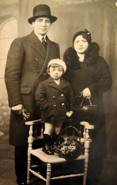 Bernard Valin et ses parents