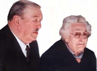 Roger et Mélanie Brenas en 1990