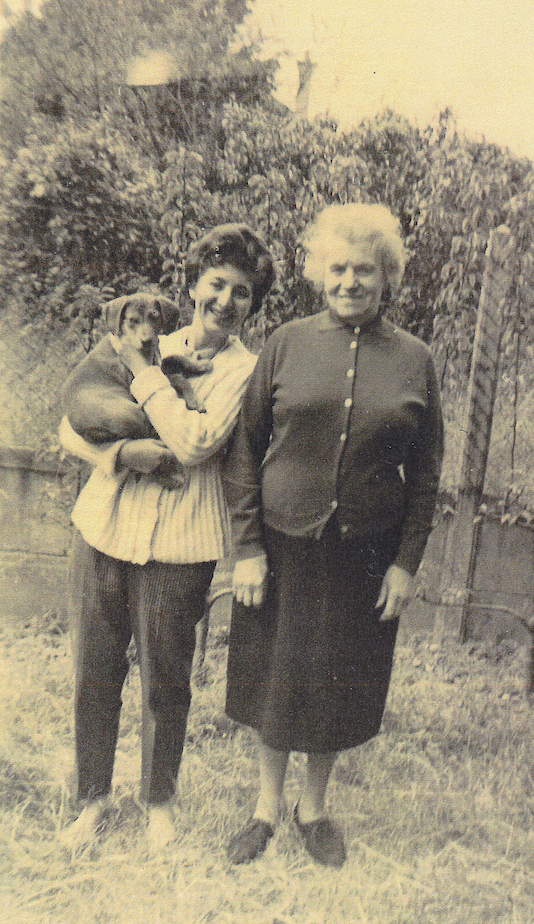 Sarah Mimoun (née Fryde), personne sauvée et Céline Racca